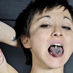 Pic of Kinky Mei Maras tattooed tit torture