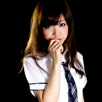 Pic of Japanese schoolgirl Asou Miku strokes cock
