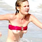 Pic of Celebrities fuck like pornstars! - Kirsten Dunst tits on beach