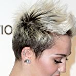 Pic of Miley Cyrus see through and topless scans