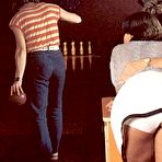 Pic of Rodox two retro ladies getting fucked on a bowling lane