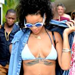 Pic of Rihanna spotted on the beach in Barbados