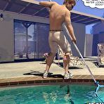 Pic of New pool boy 3D gay comics and fabulous gay anime fantasy story about young hunky guys hardcore incident in a pool side