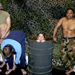 Pic of Gangbang Arena - Military Slut Enjoys Interracial Orgy