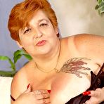 Pic of Chubby Loving - Redhead Mature BBW In Pantyhose