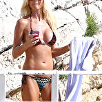 Pic of Victoria Silvstedt wearing a bikini in St Tropez