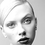 Pic of Scarlett Johansson black-and-white scans from mags