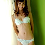 Pic of Beautiful and skinny Japanese av idol Aino Kishi shows her naked body on colorful sofas
