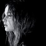 Pic of Jennifer Lawrence sexy black-and-white pix