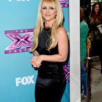 Pic of Britney Spears at The X Factor Season Finale