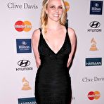 Pic of Britney Spears in short dress at 2012 Pre GRAMMY Gala