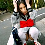 Pic of Asian teen is a slutty maid in pigtails @ Idols69.com FMG's