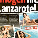 Pic of Imogen Thomas topless and fully nude scans from mags