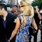 Pic of Paris Hilton at Mercedes-Benz fashion week