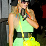 Pic of Paris Hilton shows her legs at The Coachella Valley Music and Arts Festival