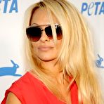 Pic of Pamela Anderson posing at PETA 30th Anniversary Gala
