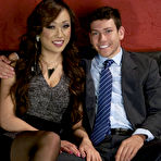 Pic of SexPreviews - Venus Lux ts gives an anal cream pie to a cocky professional athlete Reed Jameson