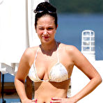 Pic of Tulisa Contostavlos sexy in bikini poolside shots