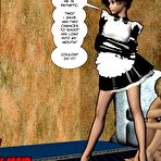 Pic of Lecherous young french maid 3D hentai comics and anime porn story about perverted lesbian schoolgirls and 1th cumshot of yesterday's virgin boy