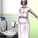 Pic of Hairy pussy of grandma 3D erotica: xxx hentai anime comics and fetish cartoons about old granny chubby housewife with nude big tits and fat belly vs young 18yo college guy with huge cock: 10-inch cock in unexpected ejaculation voyeur incident in a toilet