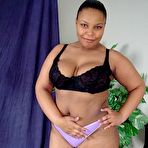 Pic of American Fatties - Ebony Fattie Gives A Blowjob