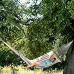 Pic of All Over 30 Free - Presents Carmen Naked Outdoors In Hammock
