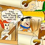 Pic of Brenda plugged in all her holes by Fred Flintstone [ Drawn Sex ]