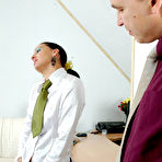 Pic of Whorish secretary in stockings pumped by her boss - Breathtaking scenes of nylon sex at LoveNylons!