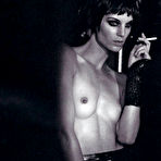 Pic of Iris Strubegger black-&-white sexy and topless scans
