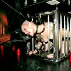 Pic of Undisciplined Subs - Bald Slut In Stockings Tortured By Master
