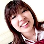 Pic of Watch porn pictures from video Ai Okada Asian in uniform sucks dick and puts vibrator on peach