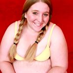 Pic of Plumper TV - Young BBW In Pigtails Playing Dildo