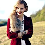 Pic of Emma Watson non nude posing scans from magazines