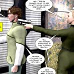 Pic of Military domination 3D scifi sex comics and anime story about big tits and cum swapping acts in uniform