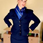 Pic of Air Hostess, Stewardess Strips for Nude Pics