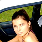 Pic of Judy Driving Topless :: Sweet T and A