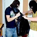 Pic of Horny Thief Tales - Teen Blonde Slut Fucked By Two Masked Guys