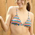 Pic of Andi Pink - Cute teen princess Andi Pink strips outdoors and shows us her perky little boobs.