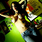 Pic of CrAZyBaBe - Best Amateur punk nude girl site - Featuring Dharma on her Bed