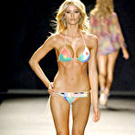 Pic of Elena Santarelli sexy in bikini runway shots at Pin Up fashion show