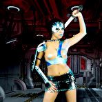 Pic of Sci Fi Warrior Girl Fighting Alien Sex Tentacles