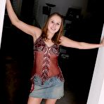 Pic of Casey Hays :: Alluring teen Casey Hayes undressing and flashing pussy