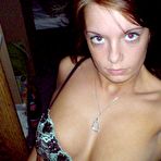 Pic of realteenpictureclub.com - cute teen brunette shows off some snatch