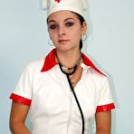 Pic of Nurse Nelia minge fingering and dildoing at clinic