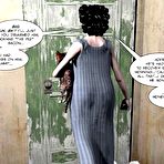 Pic of The defloration of young virgin pussy or spying neigbour mature housewife: 3D sex comics and anime story