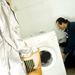 Pic of Clubseventeen.com - Blonde teenager fucked on the washingmachine