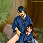 Pic of Sybill Trelawney grab horny Harry Potter and filled \\ Comics Toons \\