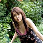 Pic of Misa Shinozaki  - Beautiful Asian teen is outdoors showing off