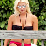 Pic of Brooke Hogan sexy in bikini poolside paparazzi shots