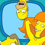 Pic of Maggie Simpson fucked between sporting boobs by Homer \\ Comics Toons \\